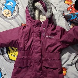 Girls xs Columbia omni heat jacket